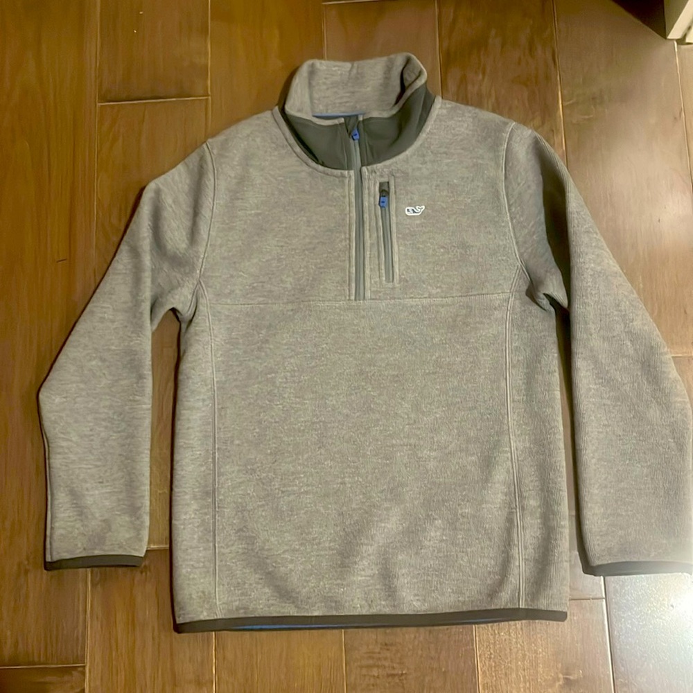 Vineyard Vines Boys’ Mountain Sweater Fleece Quarter-Zip